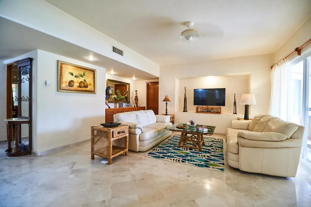 Caribbean Chic Apartment Beachfront Complex Marvelous Pool And Gardens Private Terrace Puerto Aventuras